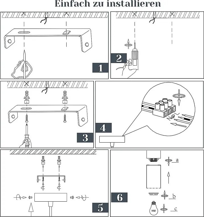 NETTLIFE Wisząca czarna lampa wisząca E27 kuchenna czarne szkło metal 1 nowoczesna żarówka przemysłowa