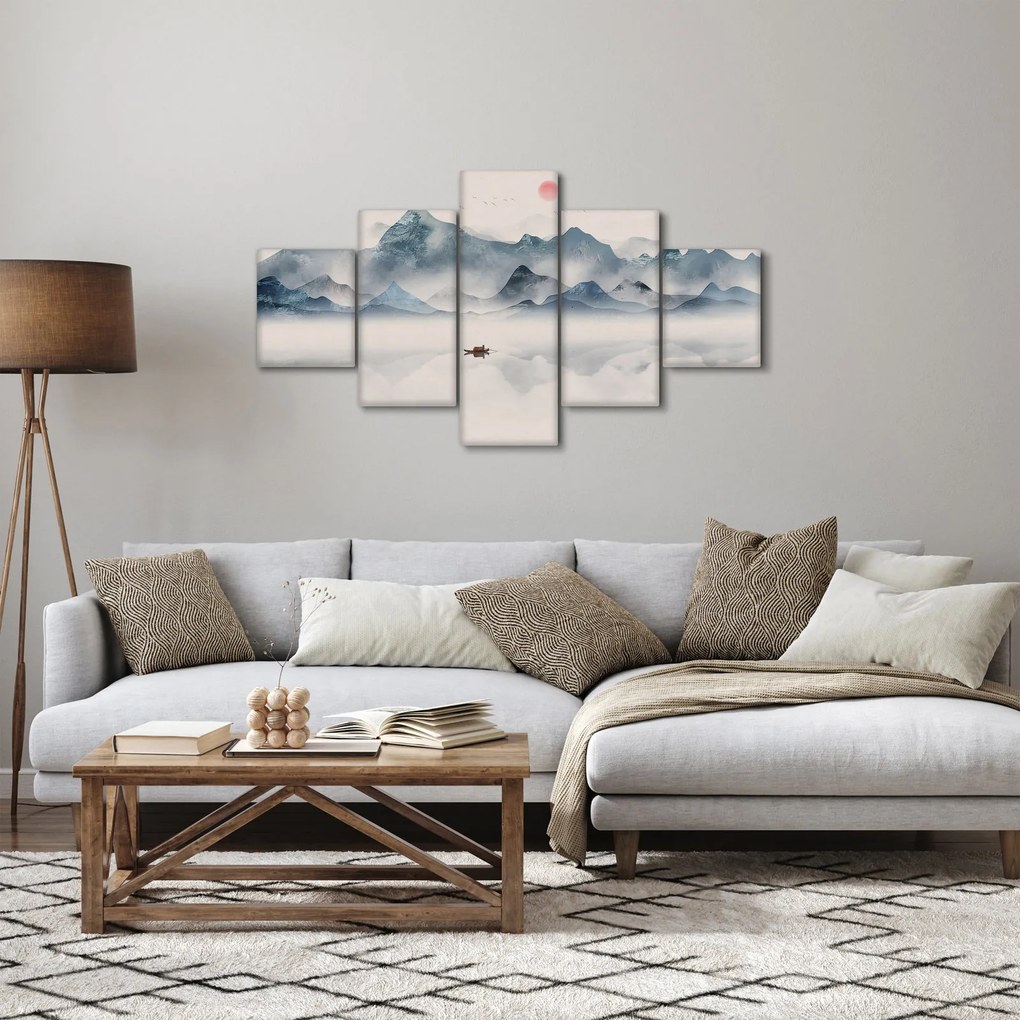 Obraz - Dolina Gór Błękitnych (125x70 cm)