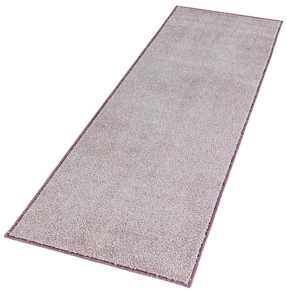 Różowy chodnik Hanse Home Pure, 80x300 cm