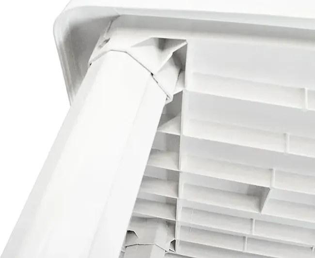 Biały stół do ogrodu z otworem na parasol Z0-G95