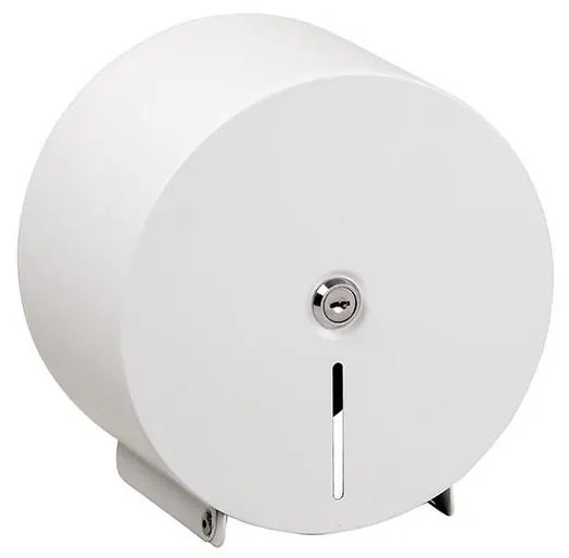 Dozownik papieru 20x20 cm, stal nierdzewna/biały