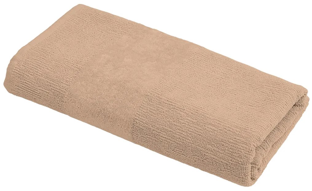 Ręcznik CARRARA 40x55 cm jasnobrązowy, 100% bawełna