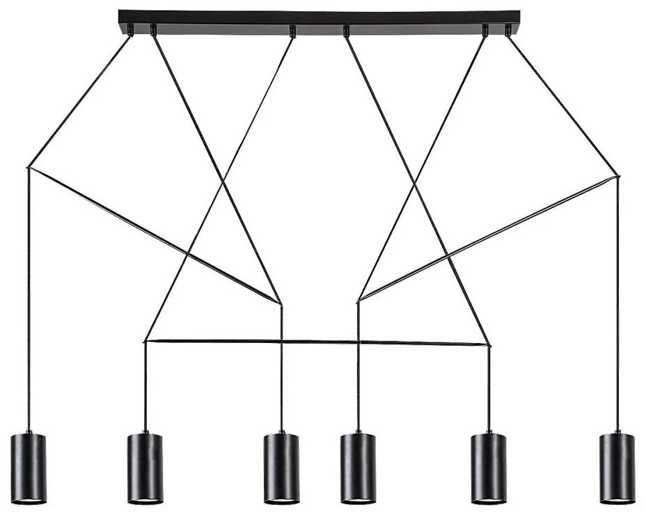Rabalux 72018 - Żyrandol na lince ASLAUG 6xGU10/50W/230V