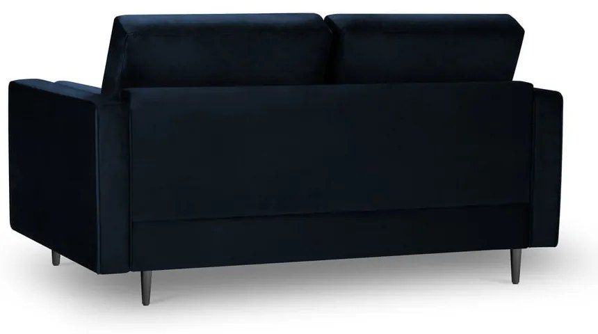 Niebieska aksamitna sofa Milo Casa Santo, 174 cm