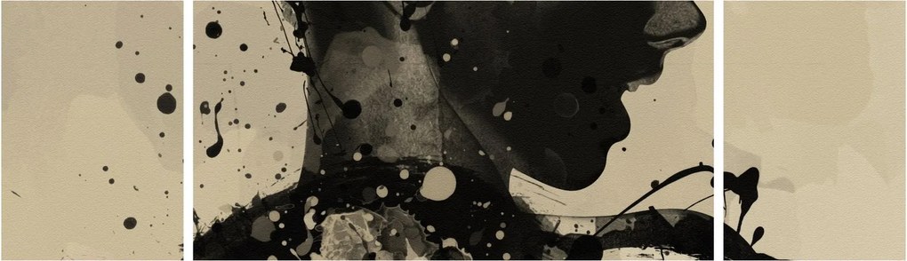 Obraz - Kobieta jazzowa (170x50 cm)