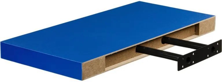 Półka ścienna Stylist Volato, 30 cm, niebieska