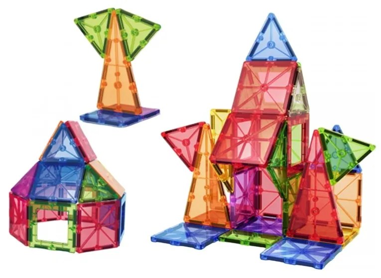 Woopie magnetyczne klocki konstrukcyjne montessori 3d