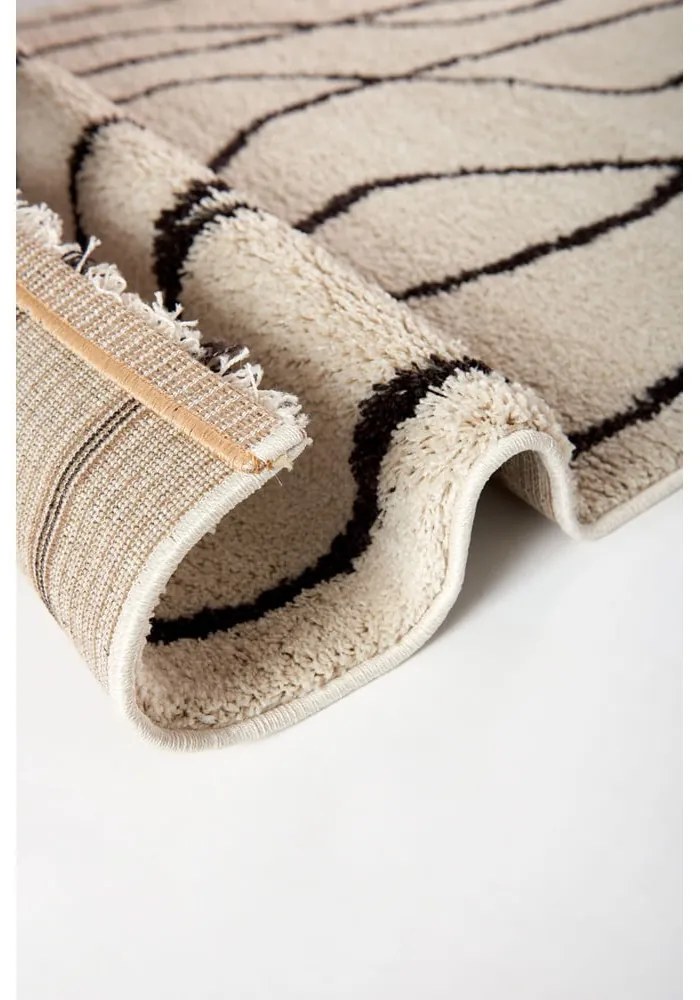 Biało-czarny dywan 80x150 cm Routa – Universal