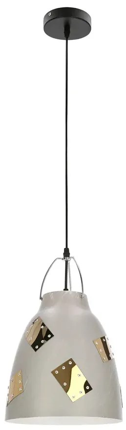 Nowoczesna szara lampa wisząca - D-152 S2-R02