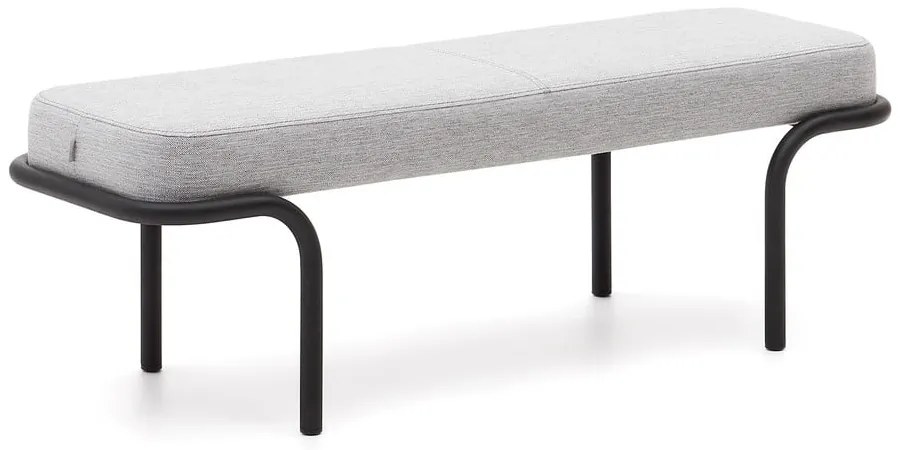 Jasnoszara ławka Compo – Kave Home