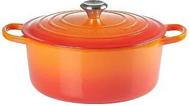 Okrągła kociołek Le Creuset Signature 28cm czerwony do piekarnika