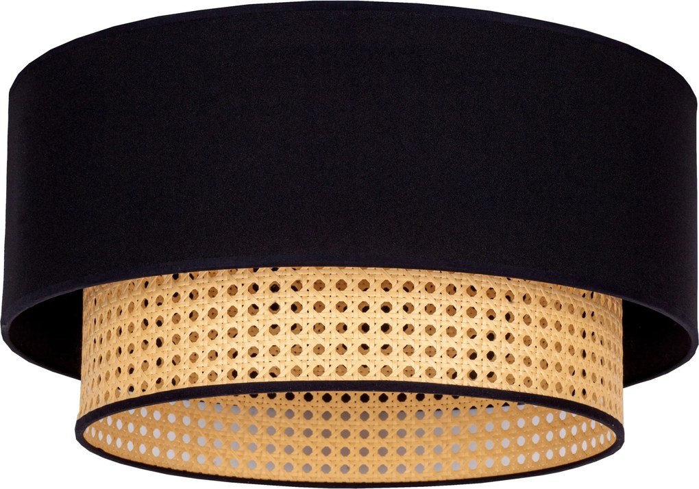 Plafon sufitowy z rattanu BOHO