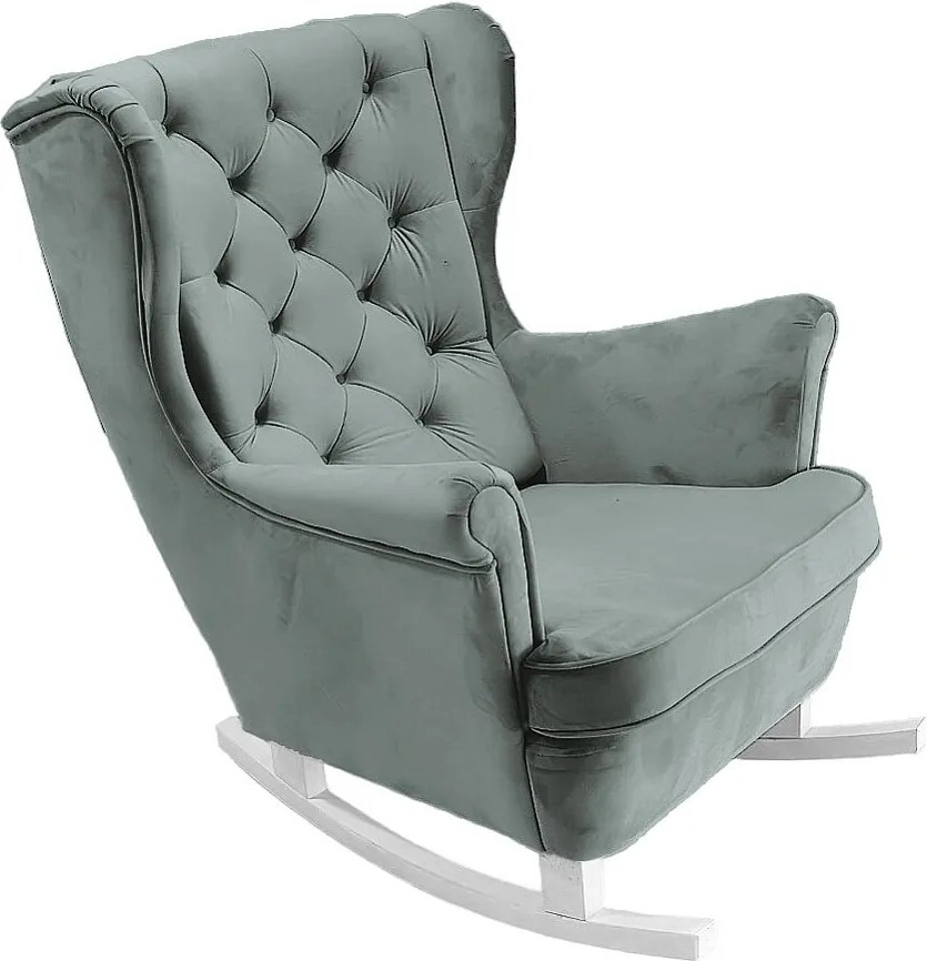 Fotel Relax z Tapicerowanym Siedzeniem i Podłokietnikami, Fotel TV 102x81x95cm Popiel_29857