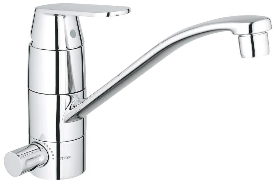 GROHE 31161000 - Bateria zlewozmywakowa EUROSMART COSMOPOLITAN 140° chrom błyszczący