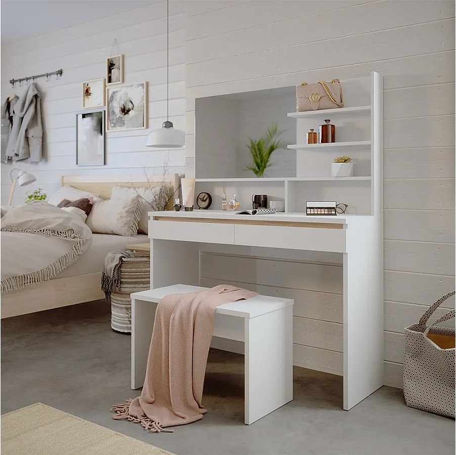 Toaletka biały 120x41.8x83 emma