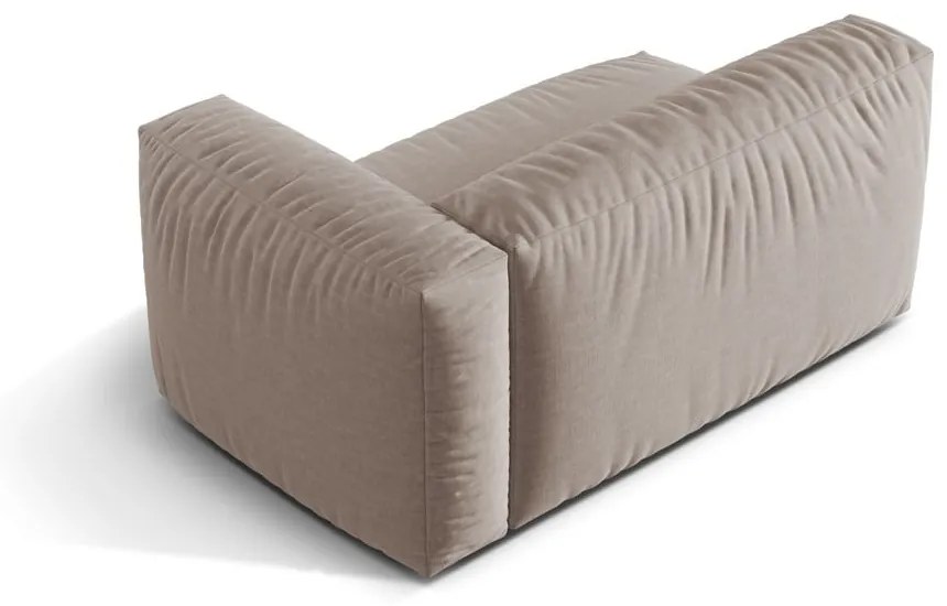 Beżowy moduł sofy (prawostronny) Martina – Micadoni Home