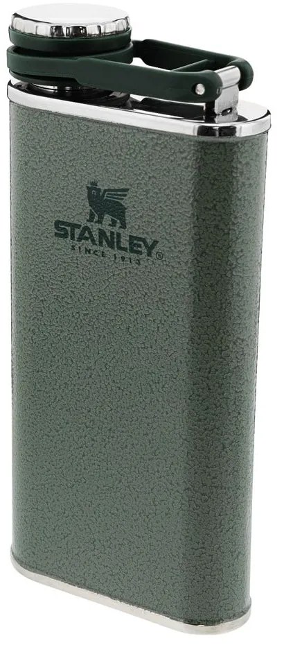 Zielona piersiówka ze stali nierdzewnej 230 ml Easy-Fill Wide Mouth Flask Hammer Tone Green – Stanley