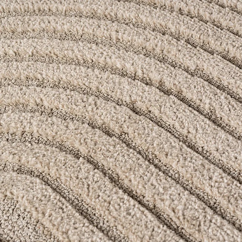 Dywan nowoczesny Art 3D Geometria beżowy 60 cm x 110 cm