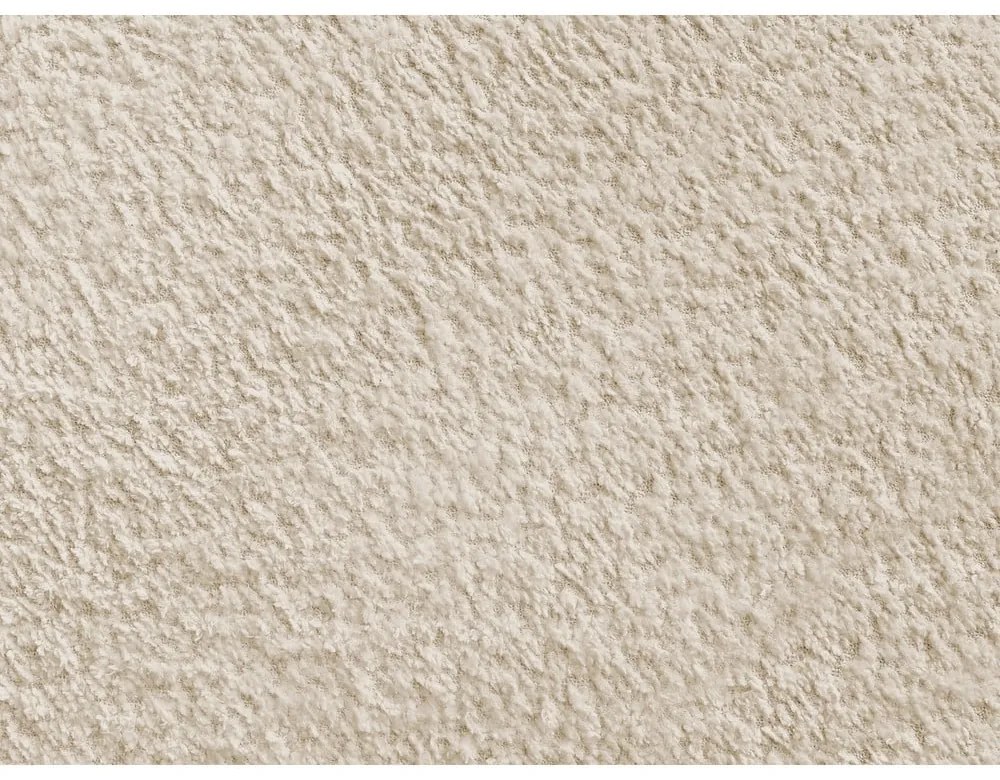 Beżowy podnóżek z materiału bouclé Annecy – Bobochic Paris