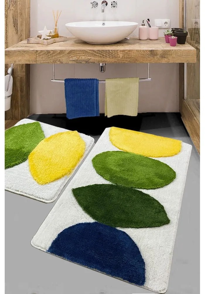 Dywaniki łazienkowe zestaw 2 szt. 60x100 cm Orela – Foutastic