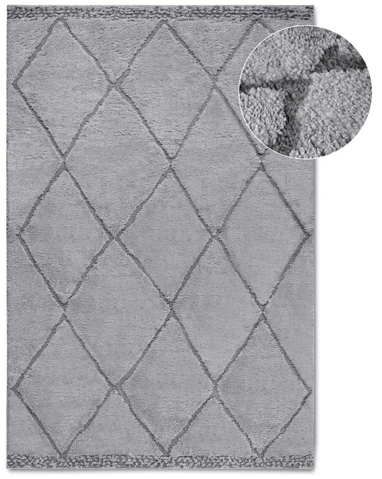 Szary dywan 80x120 cm Perrotin Light Grey – Elle Decoration