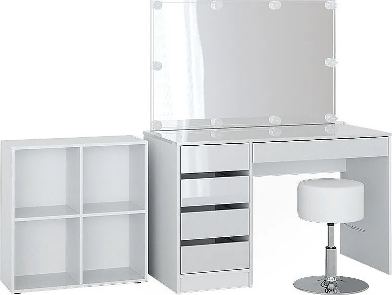 Toaletka biały 120x55x75 sherry
