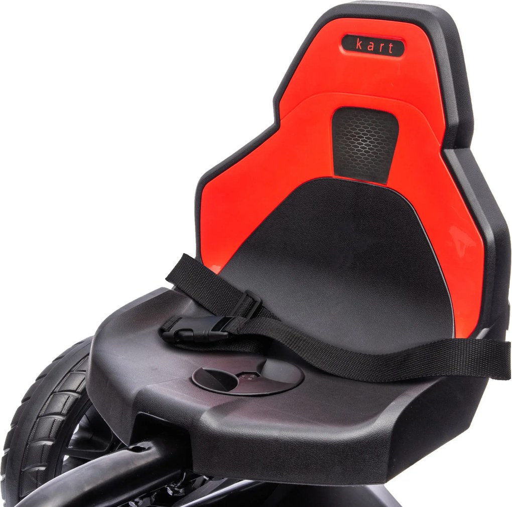 HOMCOM Go-Kart z regulowanym siedzeniem