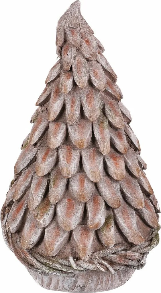 Dekoracja ogrodowa głowa krasnala, szary, 24 x 21 x 43 cm