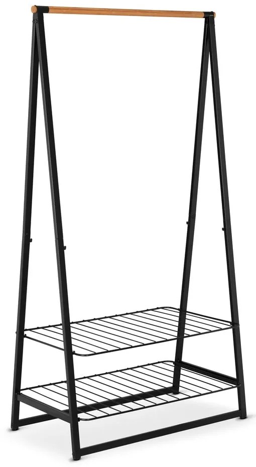 Czarny stalowy stojak na ubrania Linn – Brabantia