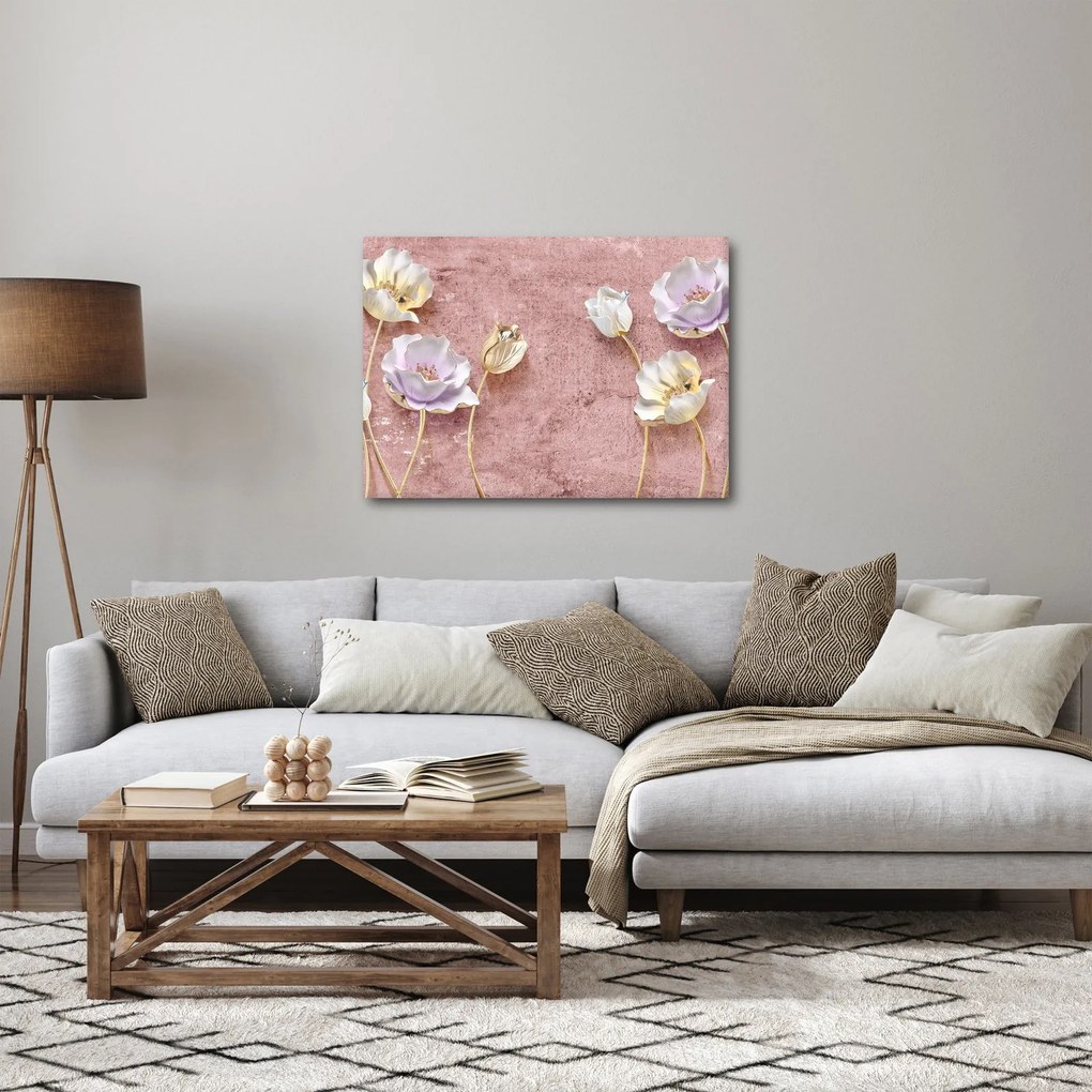 Obraz kwiatów (70x50 cm)