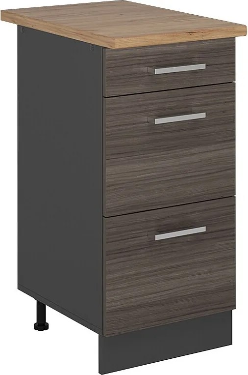Szafka dolna do kuchni szlachetna szarość 40x60x81.6 r-line