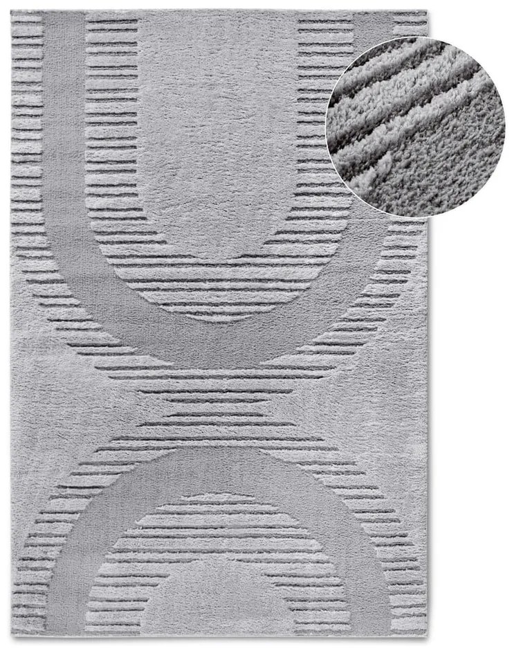 Szary dywan 120x170 cm Bartoux Light Grey – Elle Decoration