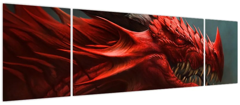 Obraz - Smok (170x50 cm)