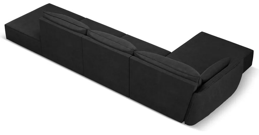 Ciemnoszary narożnik (lewostronny) Vanda – Mazzini Sofas