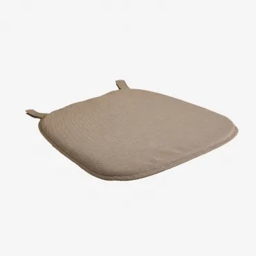 Poduszka Na Krzesło 44x43 Cm Z Tkaniny Gouda Tkanina W Kolorze Mokki W Kolorze Brązowym - Sklum