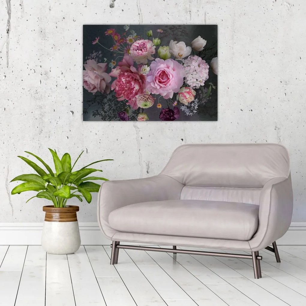 Obraz - Kwiaty ogrodowe (70x50 cm)