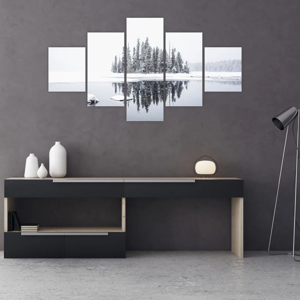 Obraz - Było biało (125x70 cm)