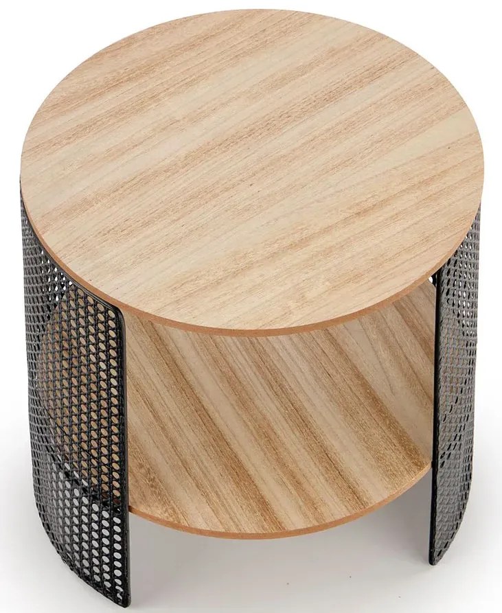 Nowoczesny okrągły kawowy stolik P2-G71