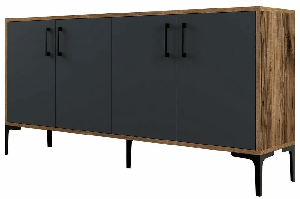 Szafka Kieve Walnut and Anthracite