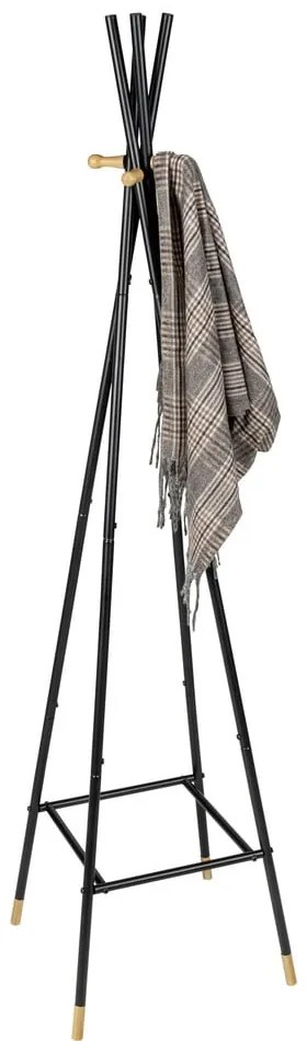 Czarny metalowy wieszak Loft – Wenko