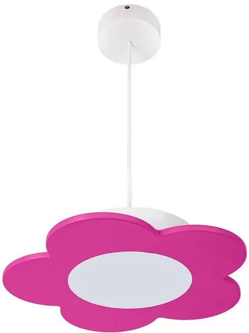 Fuksjowa lampa wisząca dla dziewczynki - 5X S200 T6-A91