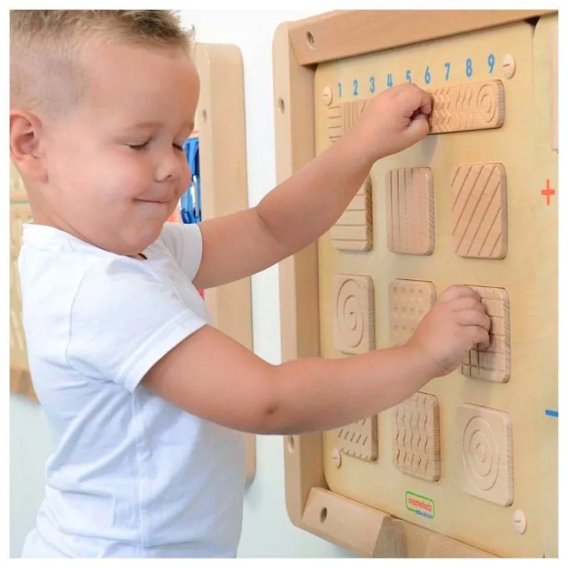 Masterkidz sensoryczna tablica ścienna rozpoznawanie faktury powierzchni