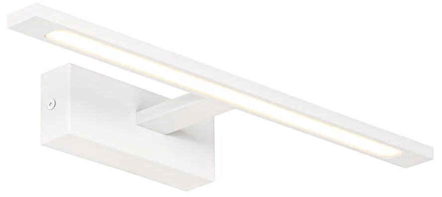 Lampa ścienna biała 41,5 cm w komplecie z LED IP44 - JerreDesignerski Oswietlenie wewnetrzne