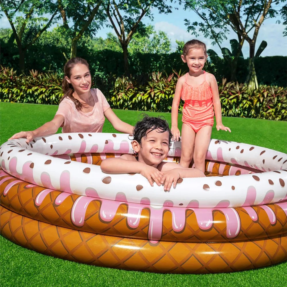 Basen dmuchany Sundae Funday Kiddie Pool 160 x 38 cm 390 l BESTWAY