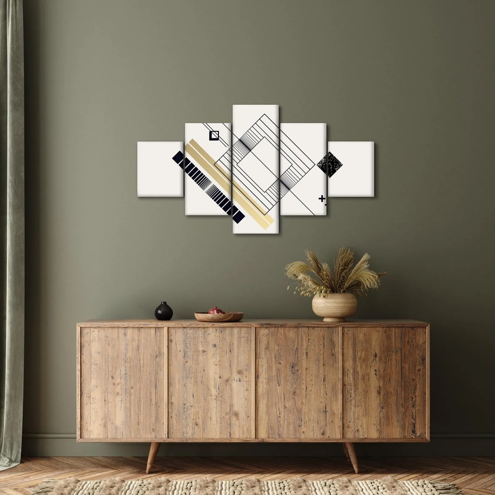 Obraz - Kształty geometryczne N⁰6 (125x70 cm)
