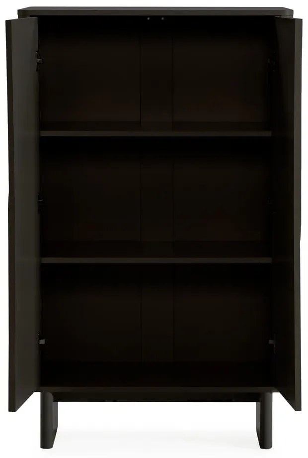 Czarna szafka 80x130x40 cm Solei – MOME