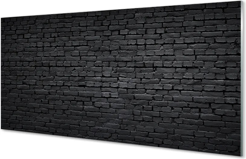 Szklany Panel Połączenie Cegły i Kamienia