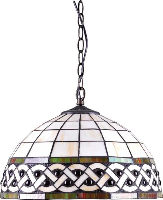 Dekoracyjna lampa wisząca witrażowa - 6X S1001 B8-D02