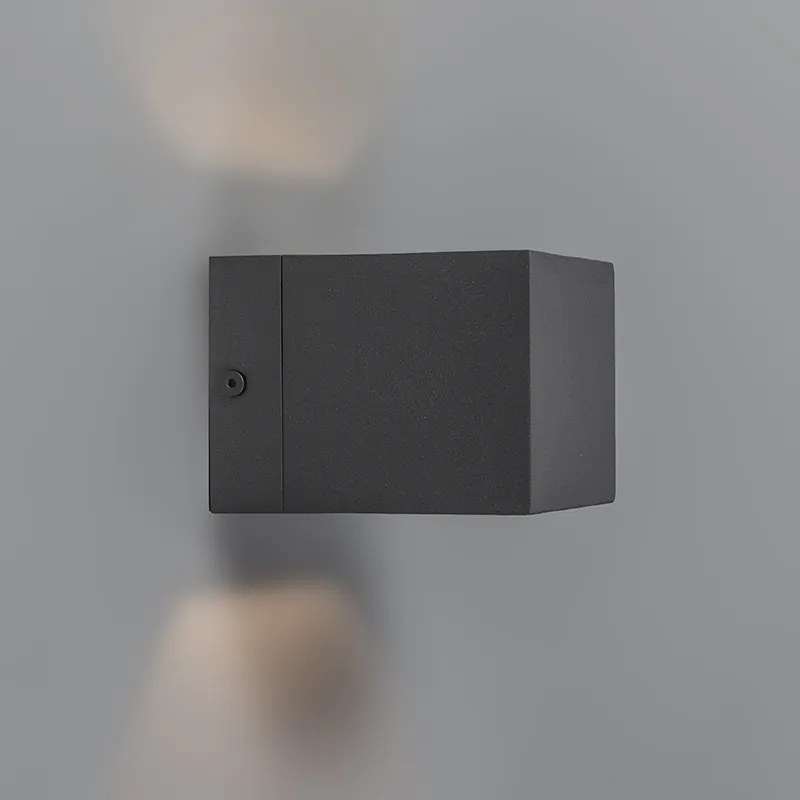 Zestaw 2 Nowoczesnych lamp ściennych antracyt - TransferDesignerski Oswietlenie wewnetrzne