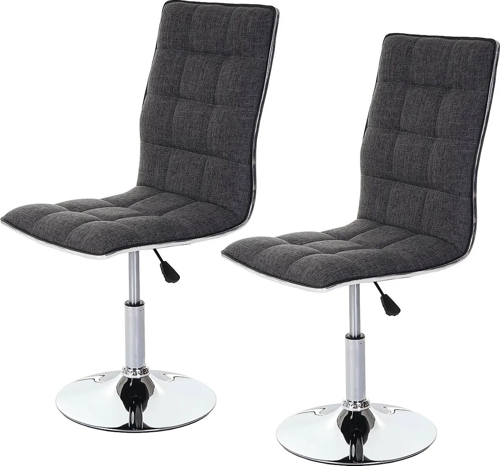 Krzesło do jadalni MCW-C41 (zestaw 2 szt.),  szare